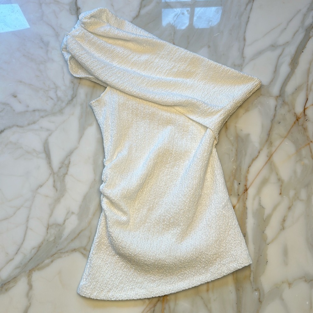 Zara One Shoulder Blouse